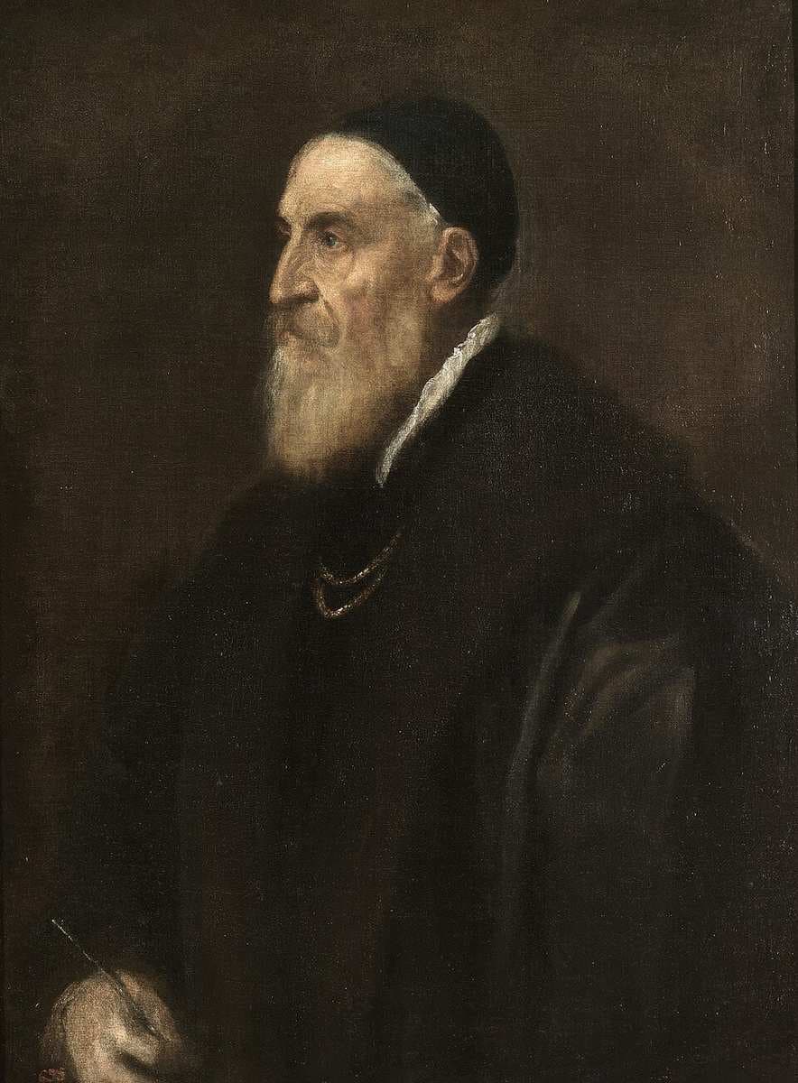 Autorretrato — Vecellio di Gregorio Tiziano