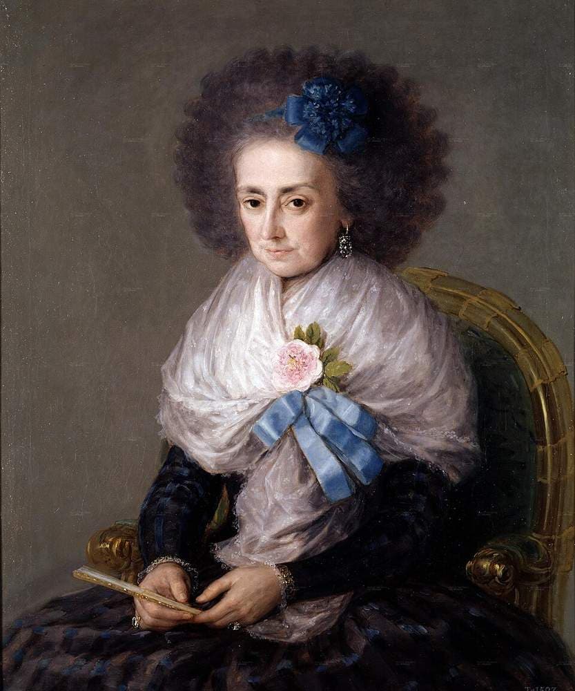 María Antonia Gonzaga, marquesa viuda de Villafranca — Francisco de Goya y Lucientes