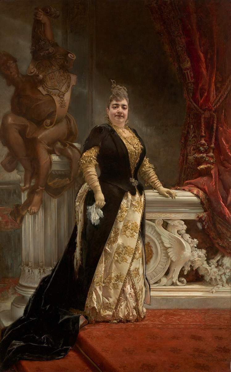 Raimunda Ossorio y Ortega, marquesa de Linares — Francisco Pradilla y Ortiz