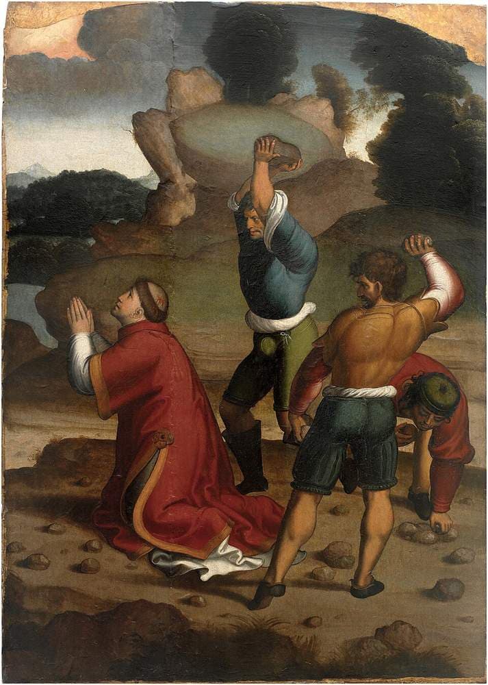 Martirio de san Esteban — Juan Correa de Vivar