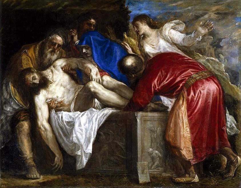 Entierro de Cristo — Vecellio di Gregorio Tiziano