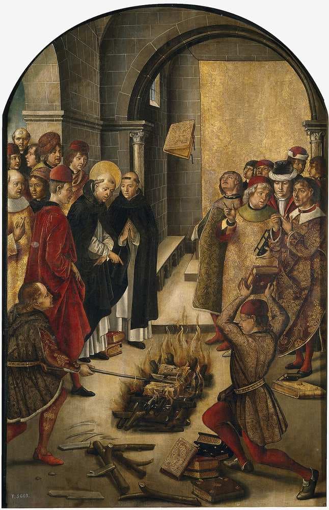 Santo Domingo y los albigenses — Pedro Berruguete