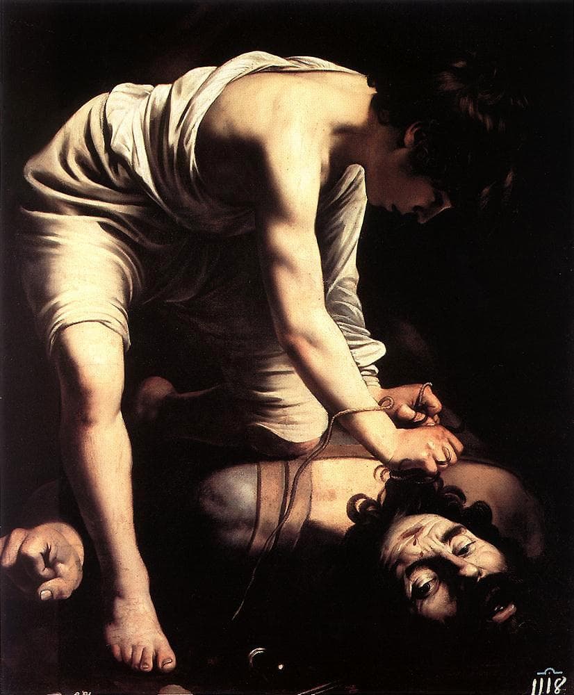 David with the Head of Goliath — Caravaggio