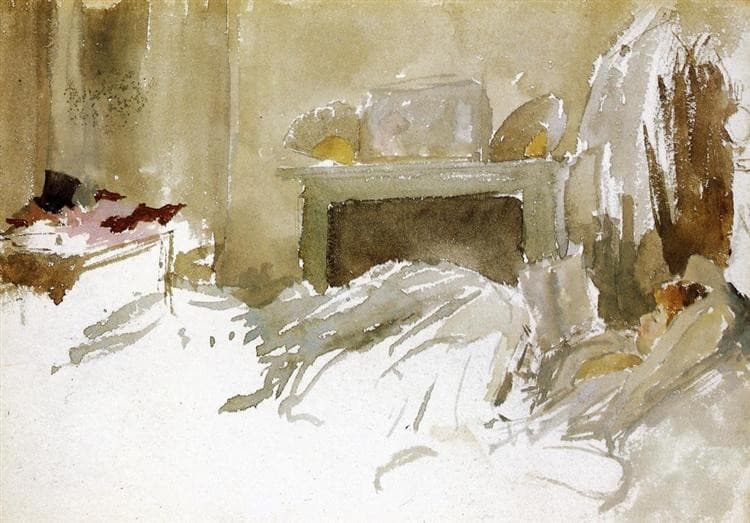 Resting in Bed — James McNeill Whistler