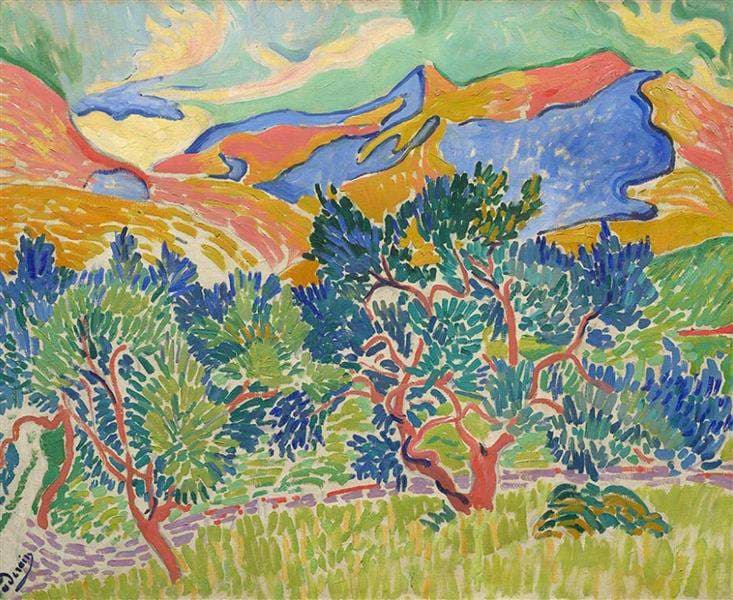 Mountains at Collioure — Andre Derain