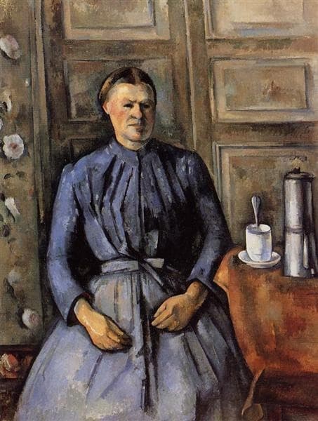 LA FEMME A LA CAFETIERE — Paul Cezanne