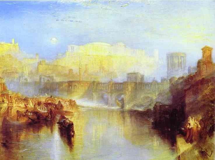 Ancient Rome; Agrippina Landing with the Ashes of Germanicus — J.M.W. Turner