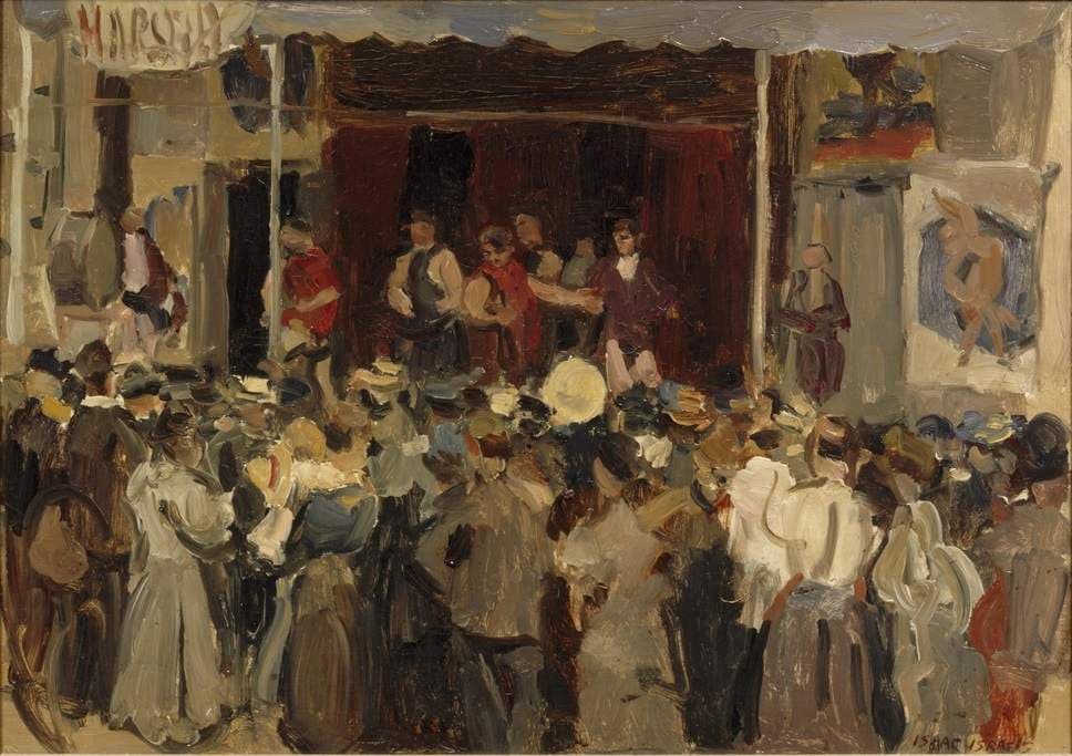 Wrestler tent — Isaac Israëls