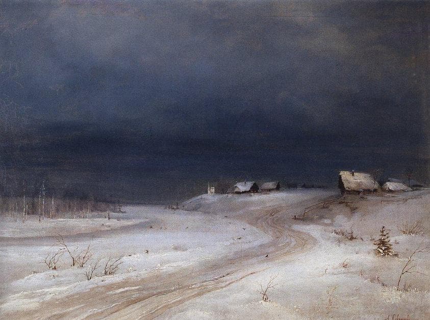 Winter Landscape — Alexei Savrasov