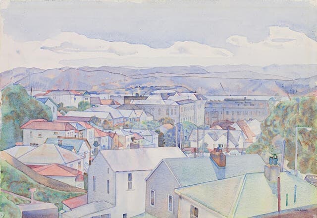 Early Morning, Thorndon — Rita Angus