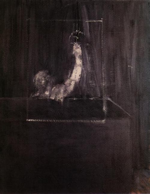 Man at Curtain — Francis Bacon