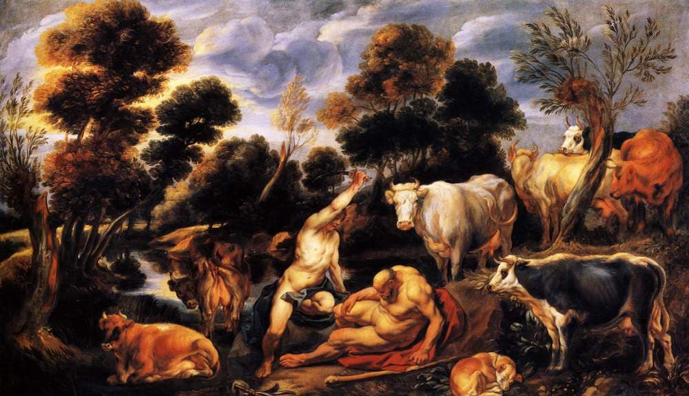 Mercure killing Argos — Jacob Jordaens