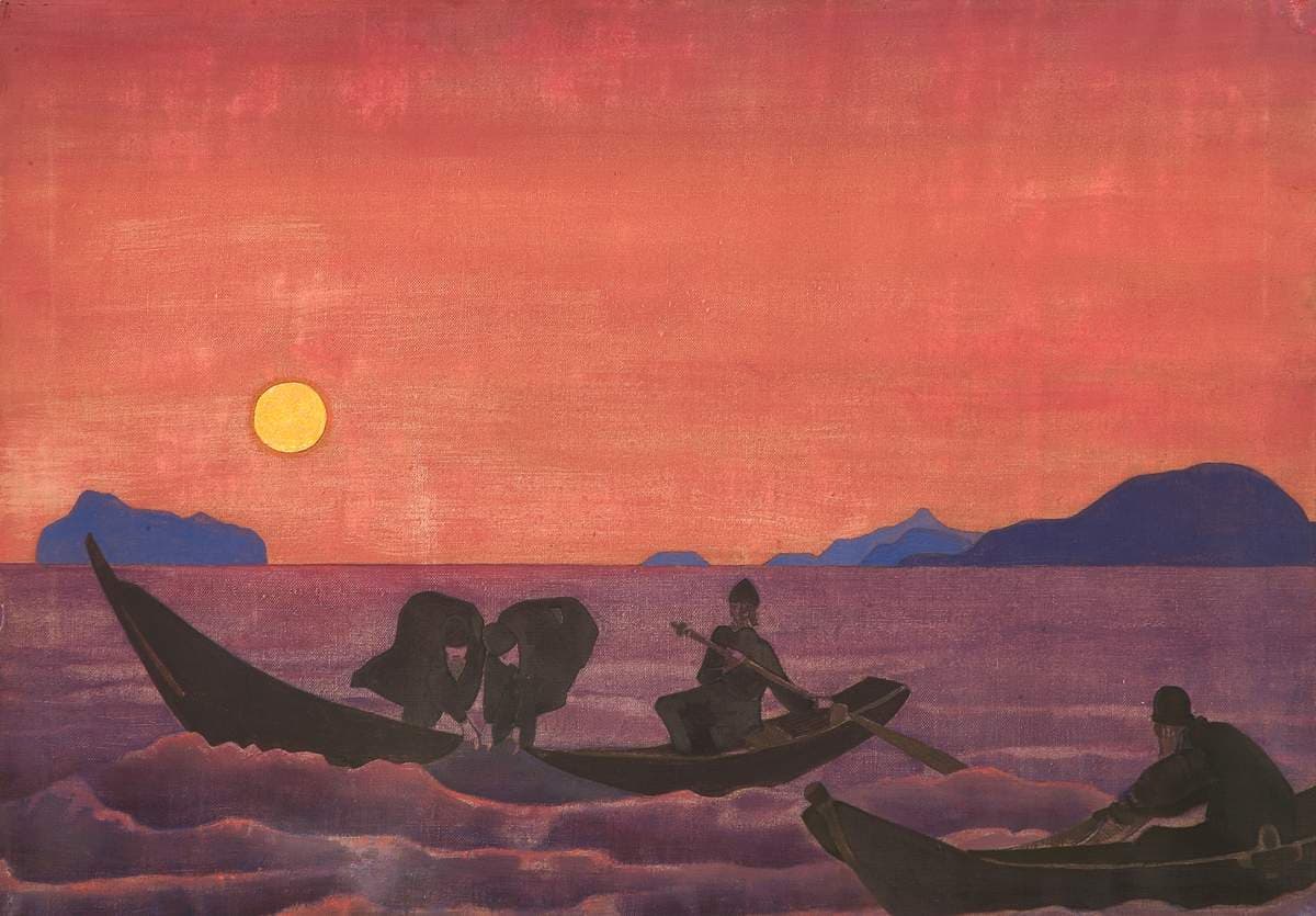 And we continue fishing — Nicholas Roerich