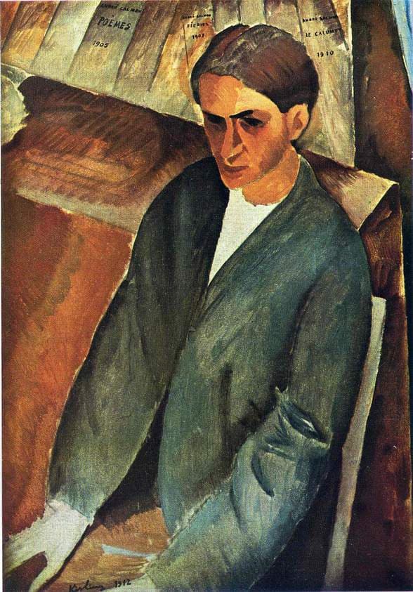 Portrait of Andre Salmon — Moïse Kisling