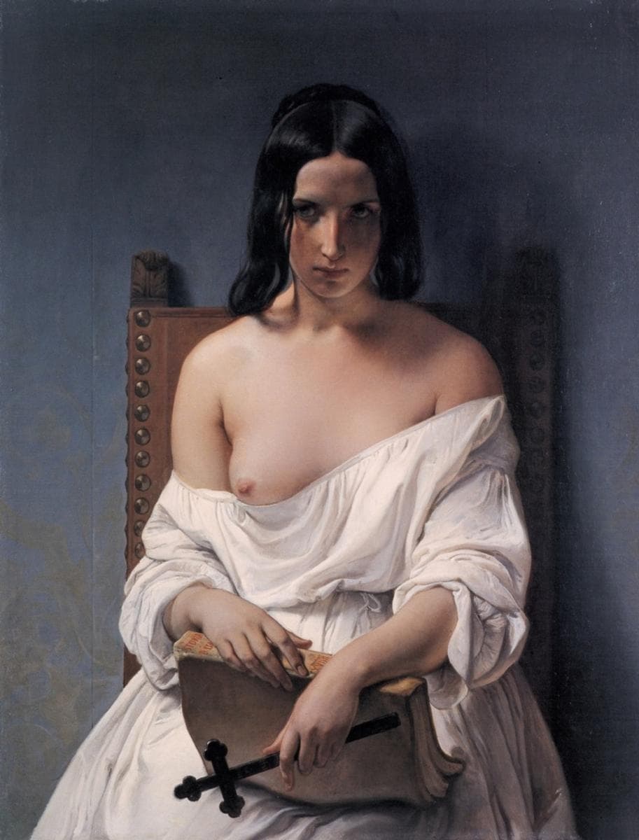 Meditation on the History of Italy (1st version) — Francesco Hayez