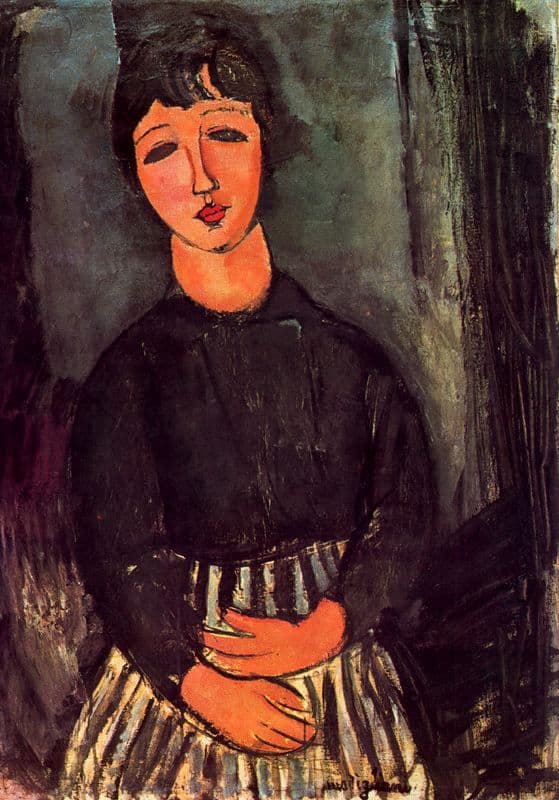 A young girl — Amedeo Modigliani