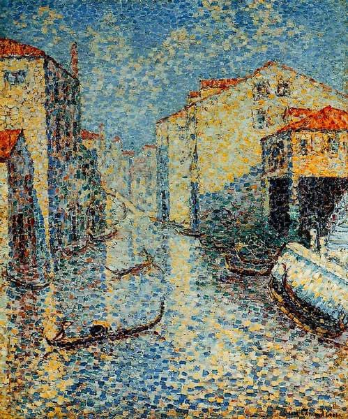 A Venetian Canal — Henri-Edmond Cross