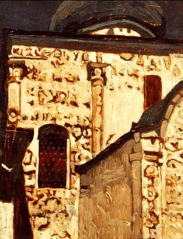 Yuryev-Polsky. Study of temple. — Nicholas Roerich