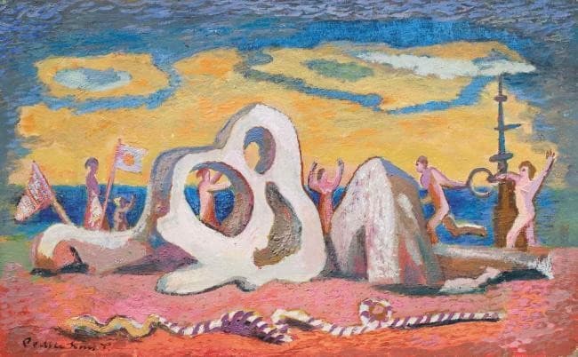 Golden Evening on Seabeach — Roman Selsky