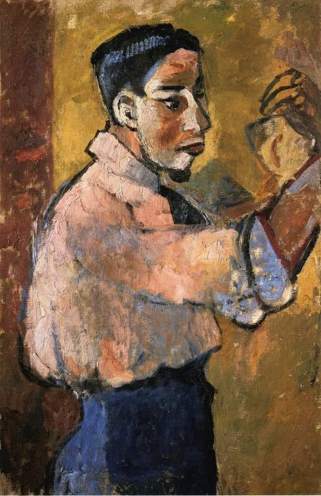 Young Man with a Goatee — Natalia Goncharova