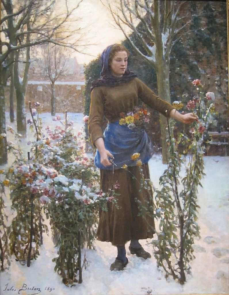 Last Flowers — Jules Breton