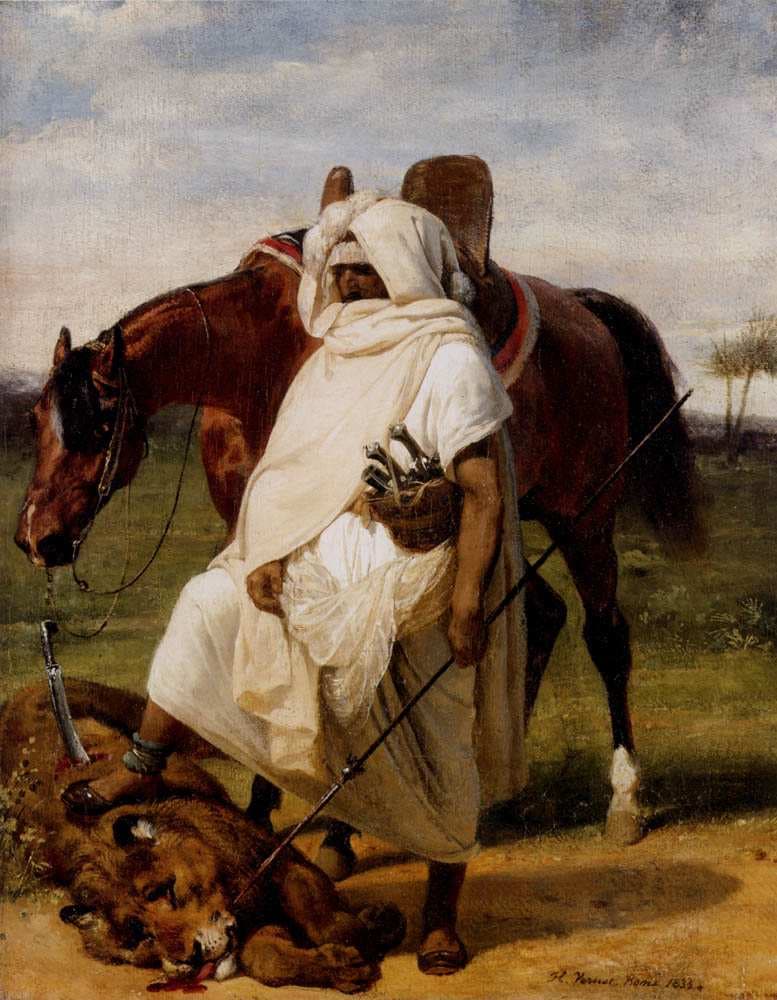The Lion Hunter — Horace Vernet
