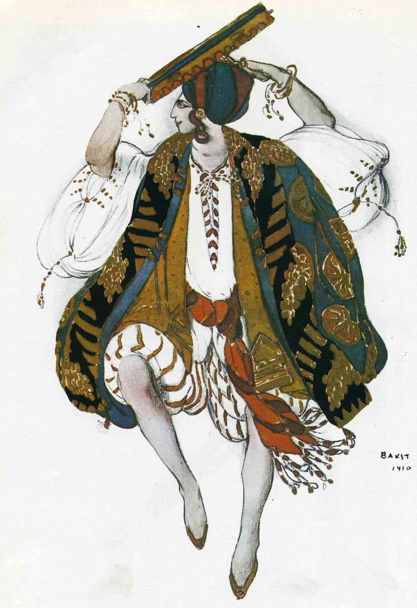 Cleopatre danse juive — Léon Bakst