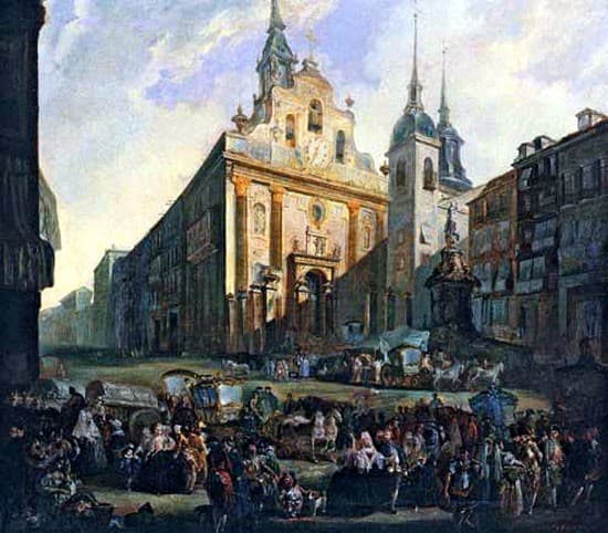 La Puerta del Sol en Madrid — Luis Paret y Alcázar
