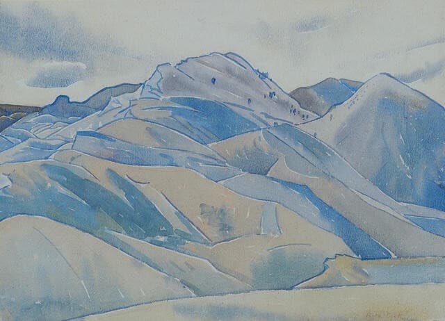 Banks Peninsula Hills — Rita Angus