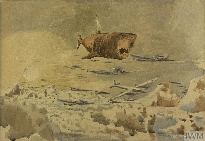 Follow the Fuhrer Above the Clouds — Paul Nash