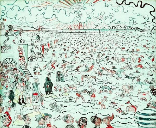 The Baths at Ostend — James Ensor