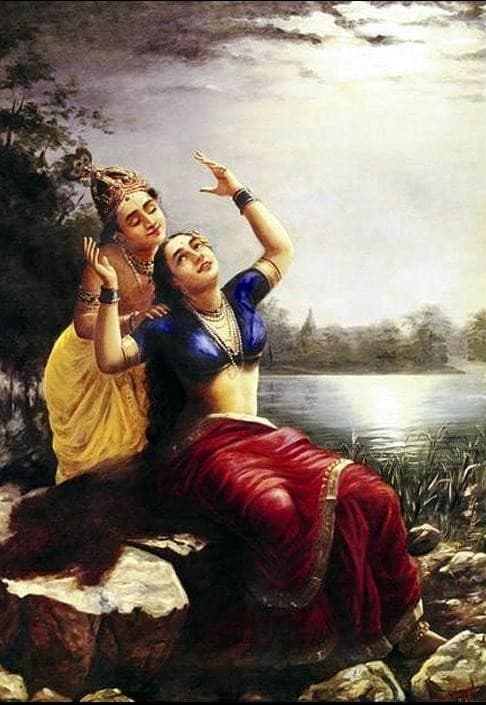 Radha and Madhav — Raja Ravi Varma