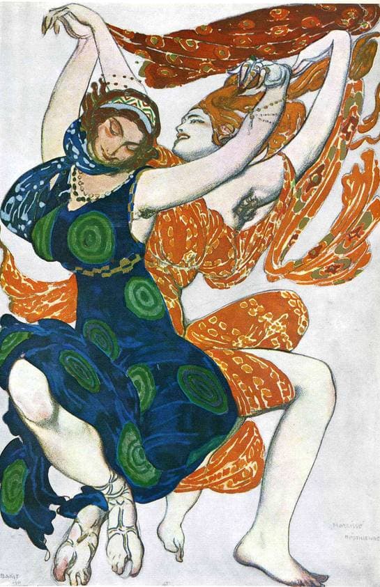 Operatic costume designs — Léon Bakst