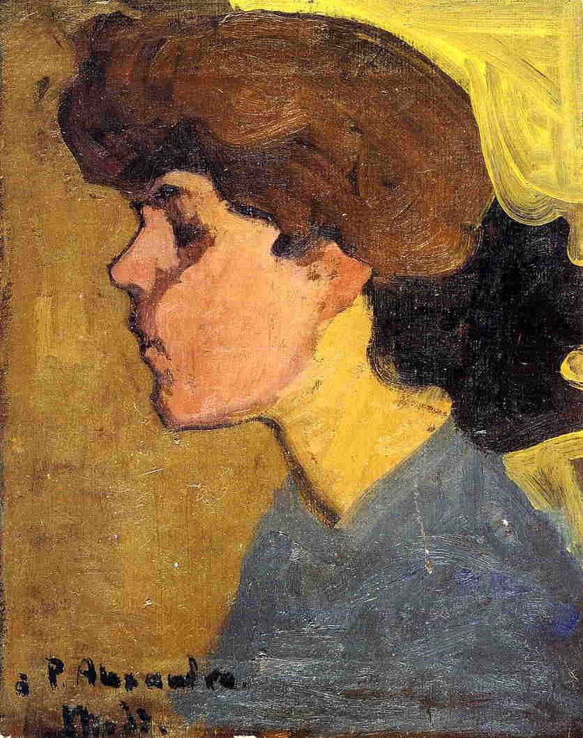 Woman's Head in Profile — Amedeo Modigliani