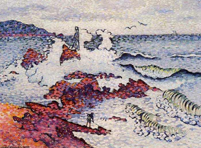 The Mediterranean, East Wind — Henri-Edmond Cross