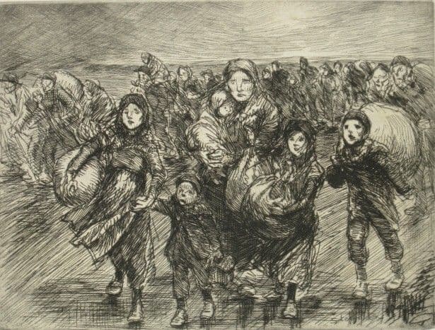 Devant L'Invasion — Théophile Steinlen