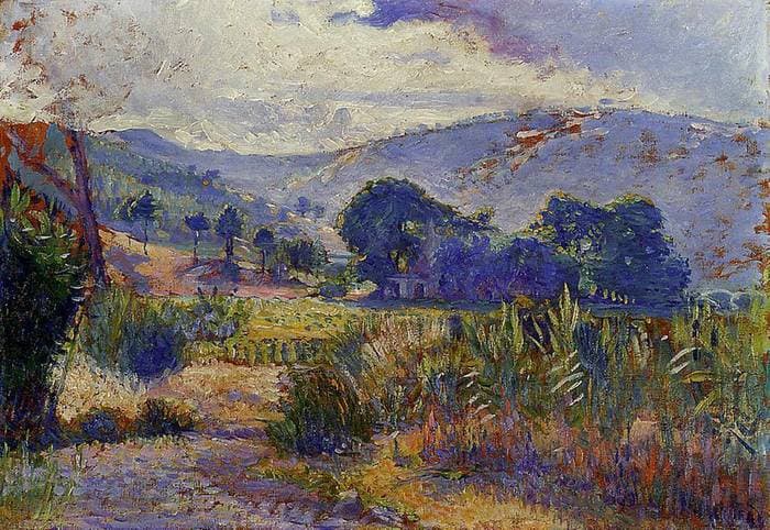Cabasson Landscape (study) — Henri-Edmond Cross