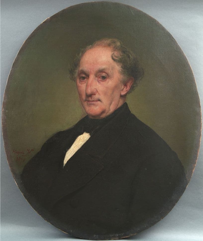 Portrait of Ferdinando Ranci Ortigosa — Francesco Hayez
