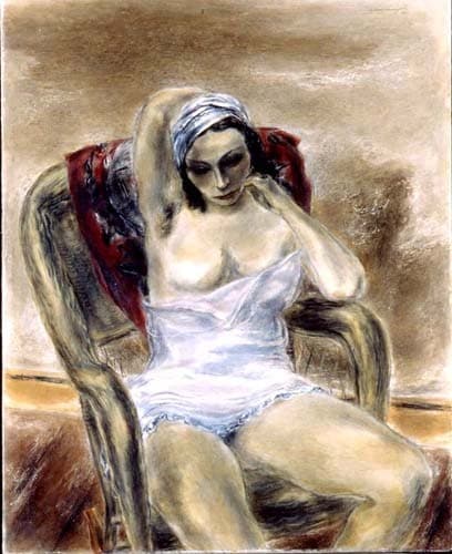 Girl Thinking — Yasuo Kuniyoshi