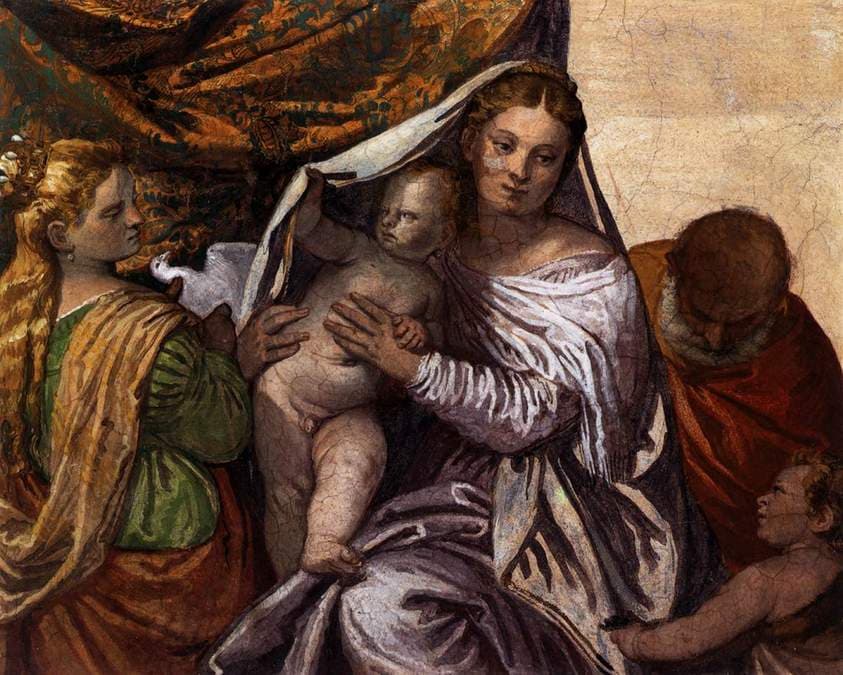 Holy Family with St Catherine and the Infant St John — Paolo Veronese