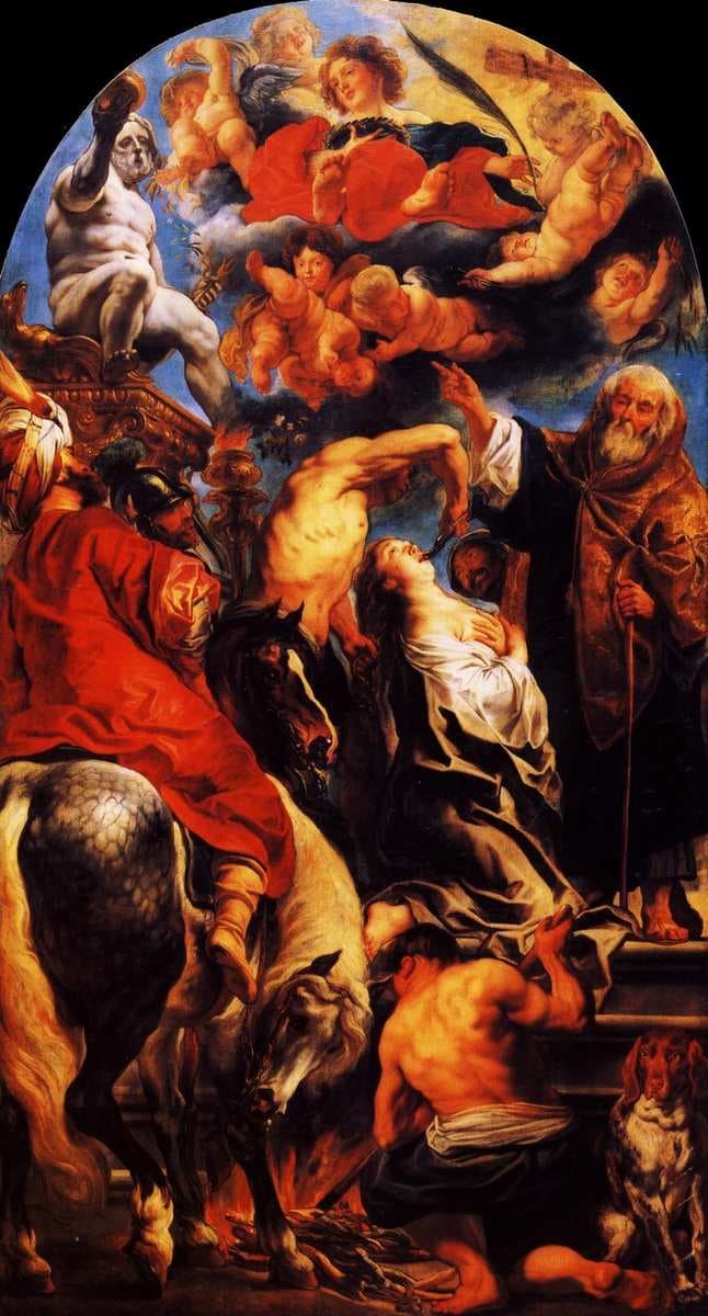 The Martyrdom of St. Apollonia — Jacob Jordaens
