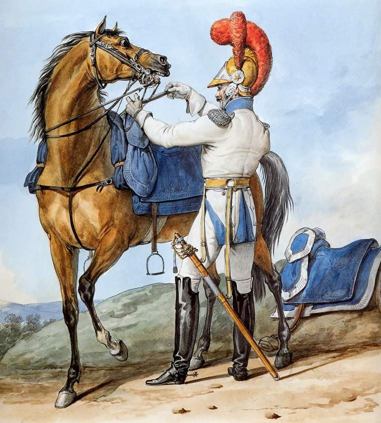 2° Régiment De Carabiniers - Chef D'escadron — Carle Vernet
