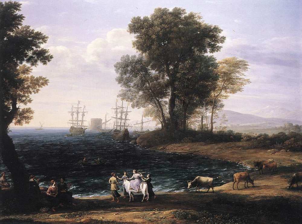 The Abduction of Europa — Claude Lorrain