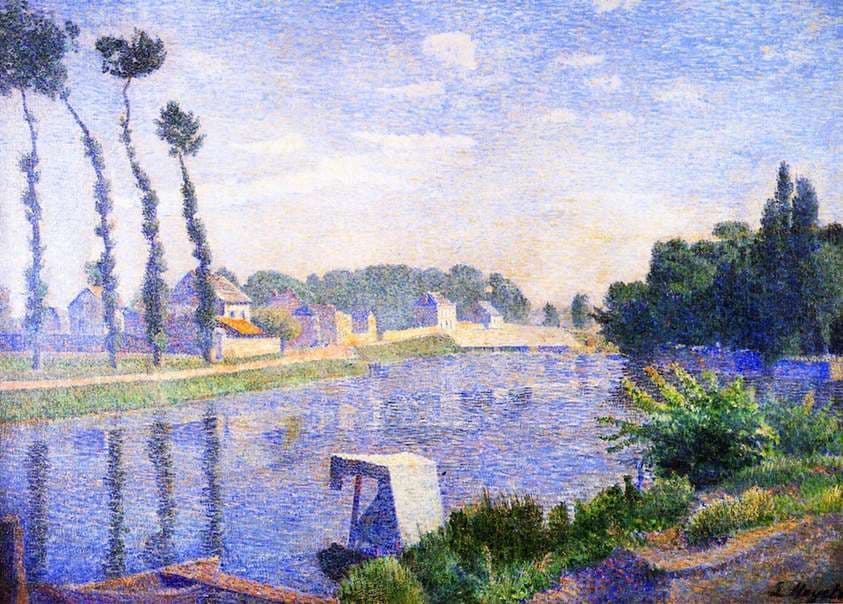 Banks of the Oise, Pointose — Louis Hayet