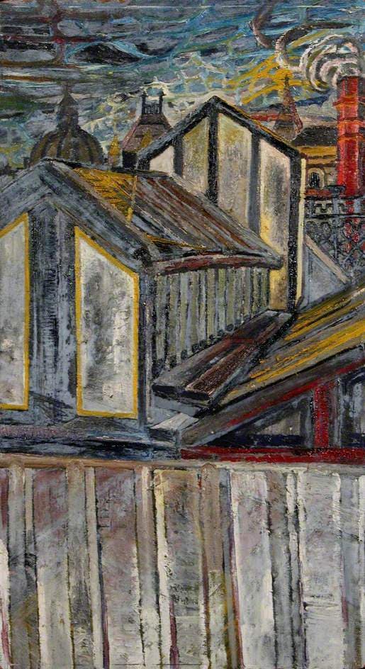 Roofscape — John Bratby