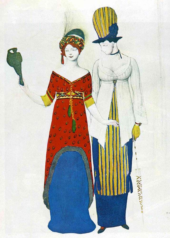 Fantasy on modern costume — Léon Bakst