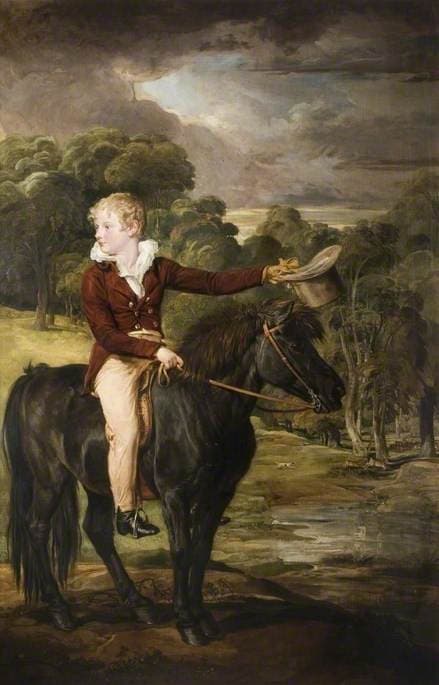 Lord Stanhope, Riding a Pony — James Ward