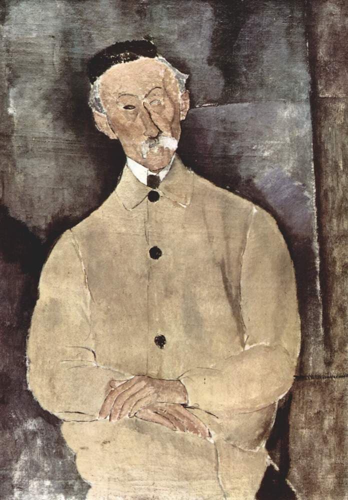 Portrait of Monsieur Lepoutre — Amedeo Modigliani