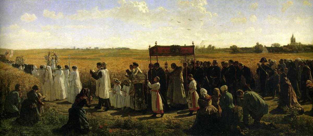 The Blessing of the Wheat in Artois — Jules Breton