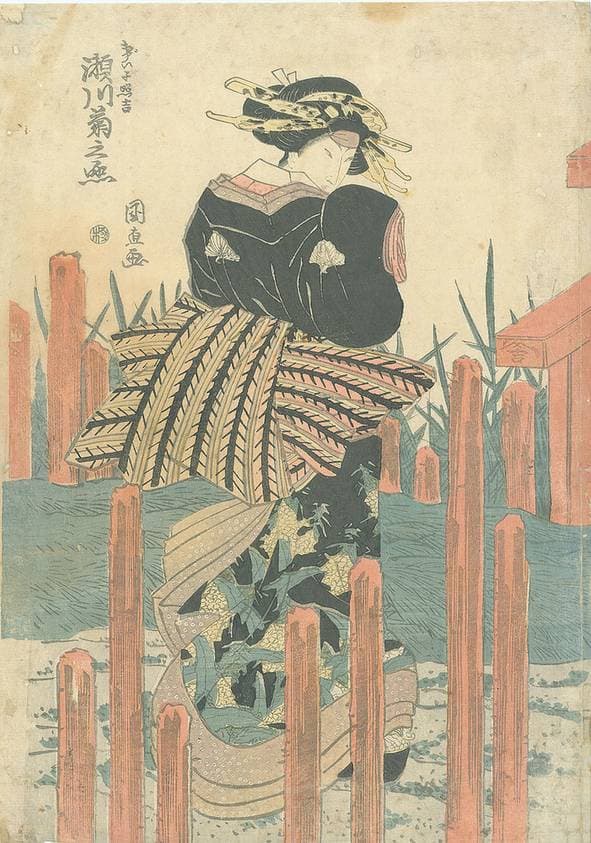 Segawa Kikunojo V as Onnagata — Utagawa Toyokuni II